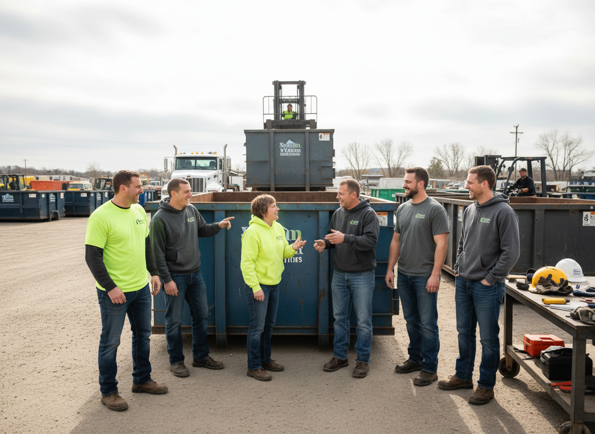 The Dumpster Rental Sykeson team