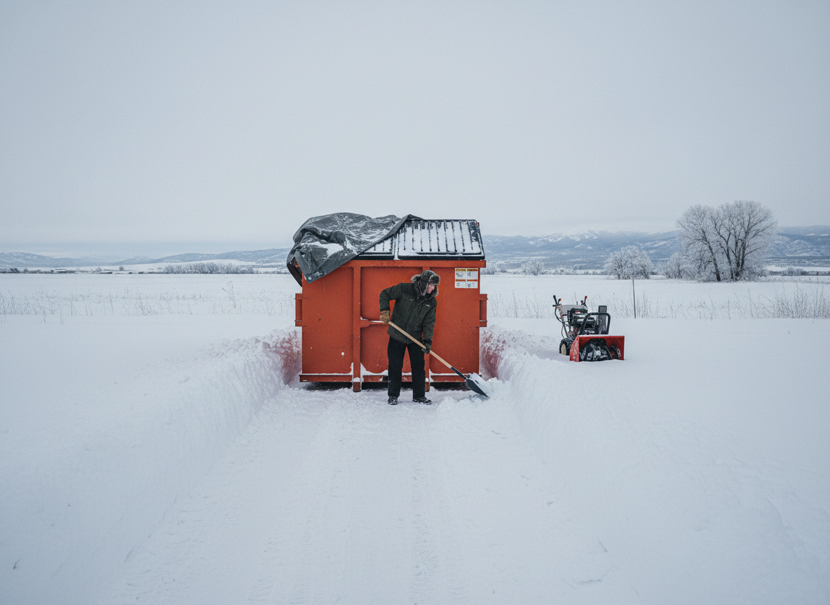 How to Keep a Dumpster Accessible During Sykeston Winters